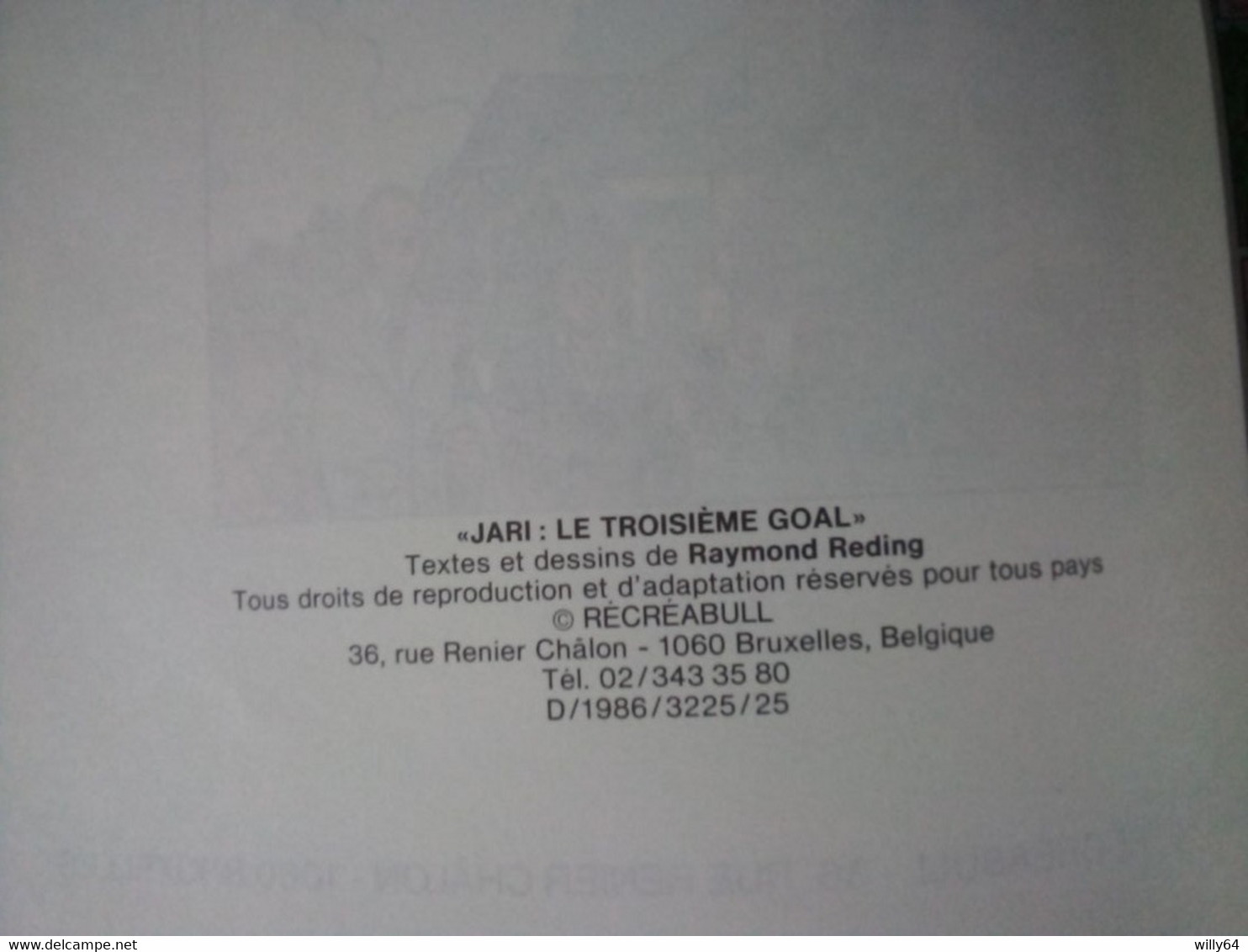 JARI    " Le Troisième Goal " T1   EO 1986   EDITIONS: DUPUIS   Comme Neuve - Ginger
