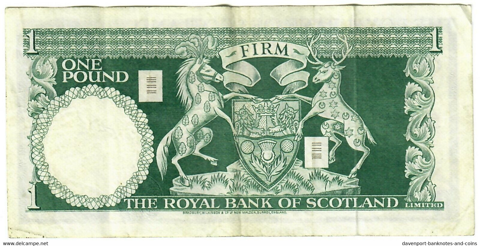 Scotland 1 Pound 1969 VF Royal Bank Of Scotland - 1 Pound