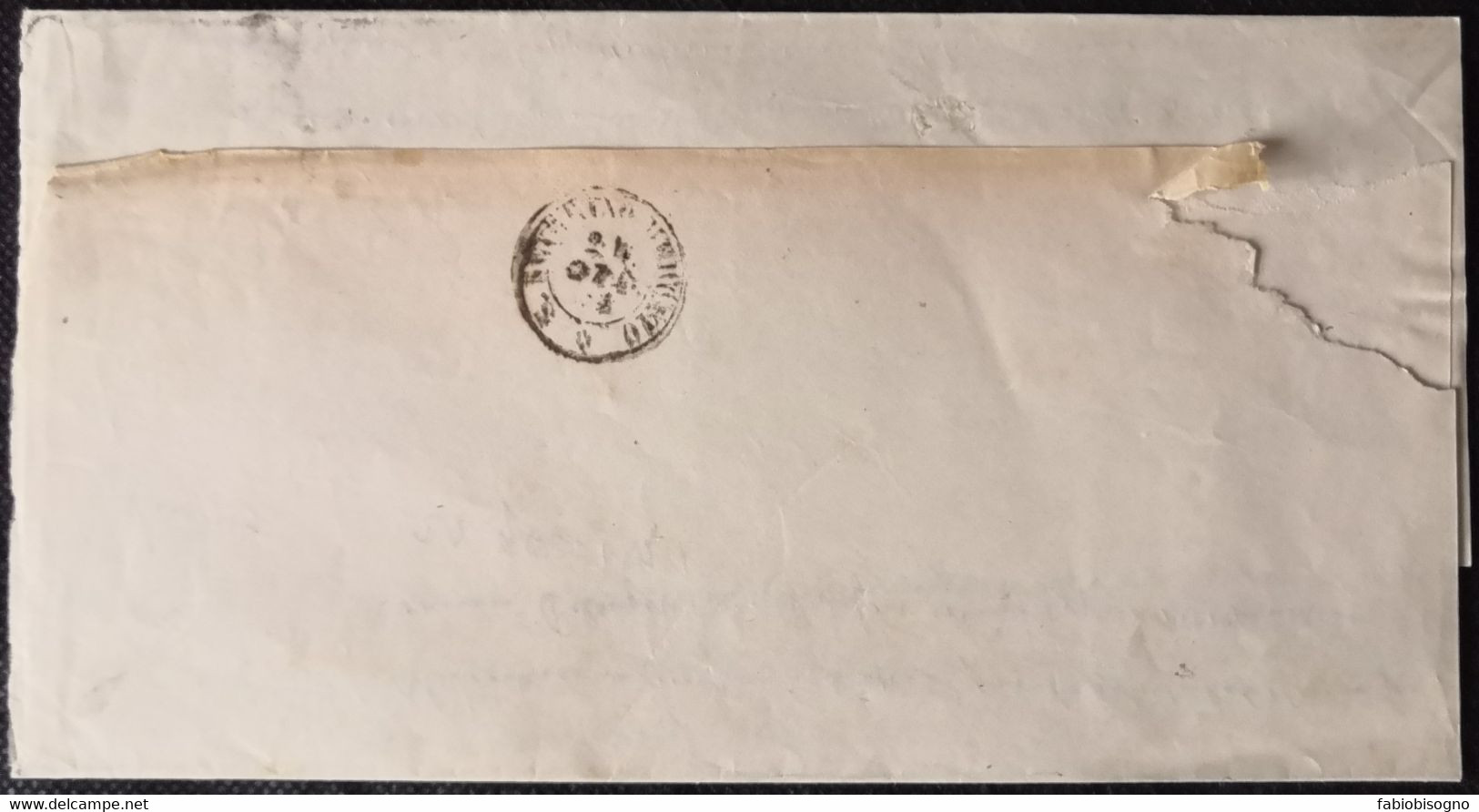 Salerno 2.6.1876 - Francobollo Di Stato 0,20 Corrispondenza In Franchigia - Service