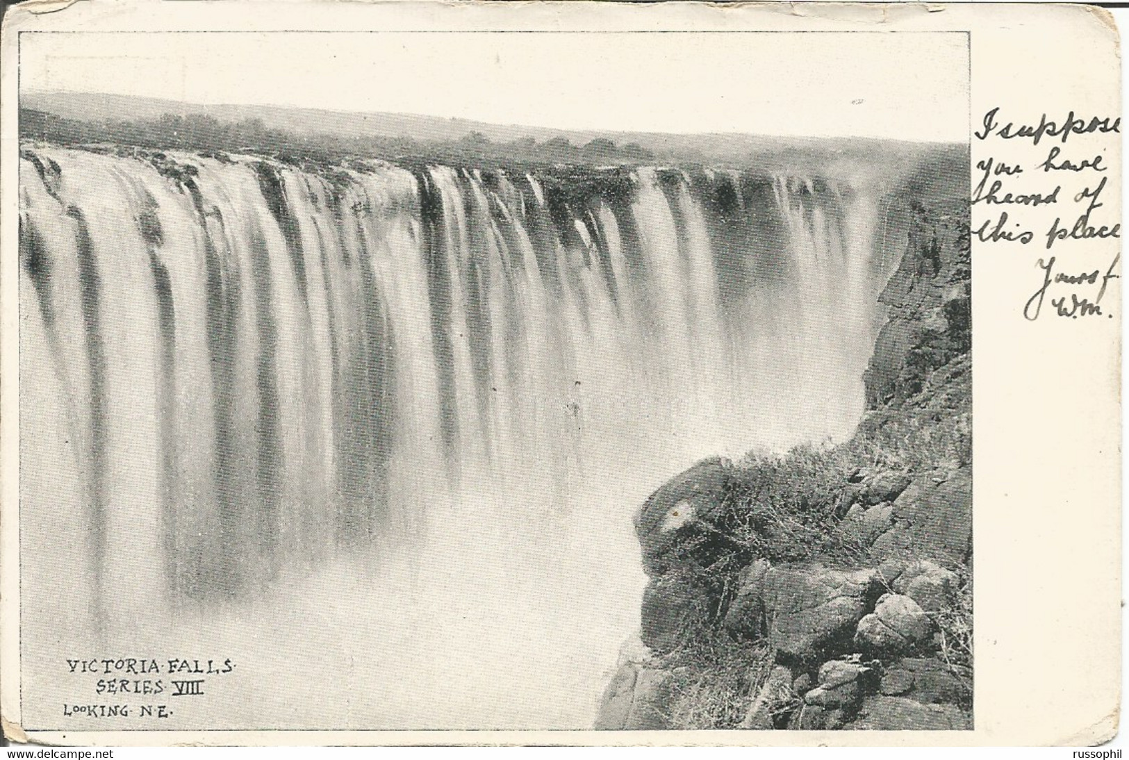 ZIMBABWE - VICTORIA FALLS. SERIES VIII. LOOKING NE - 1905 - Zimbabwe