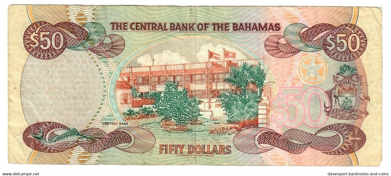 Bahamas 50 Dollars 1996 F - Bahama's