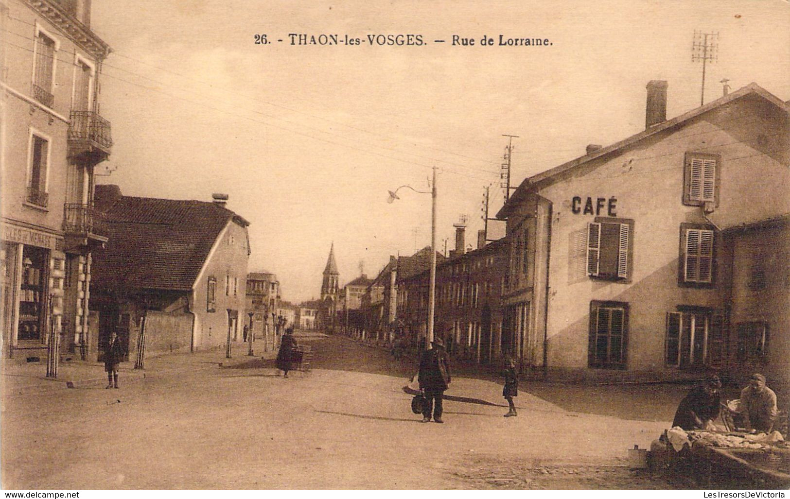 FRANCE - 88 - THAON LES VOSGES - Rue De Lorraine - Carte Postale Ancienne - Thaon Les Vosges