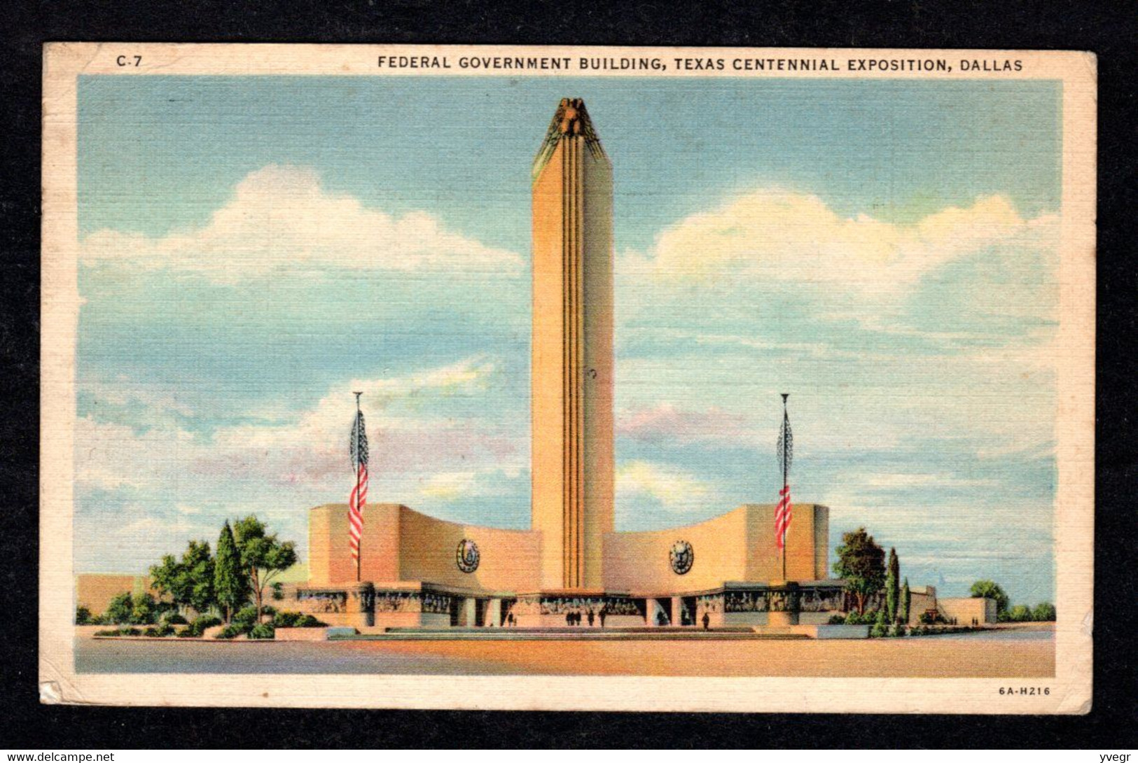 Federal Government Building , TAXAS Centennial Exposition, DALLAS - Dallas