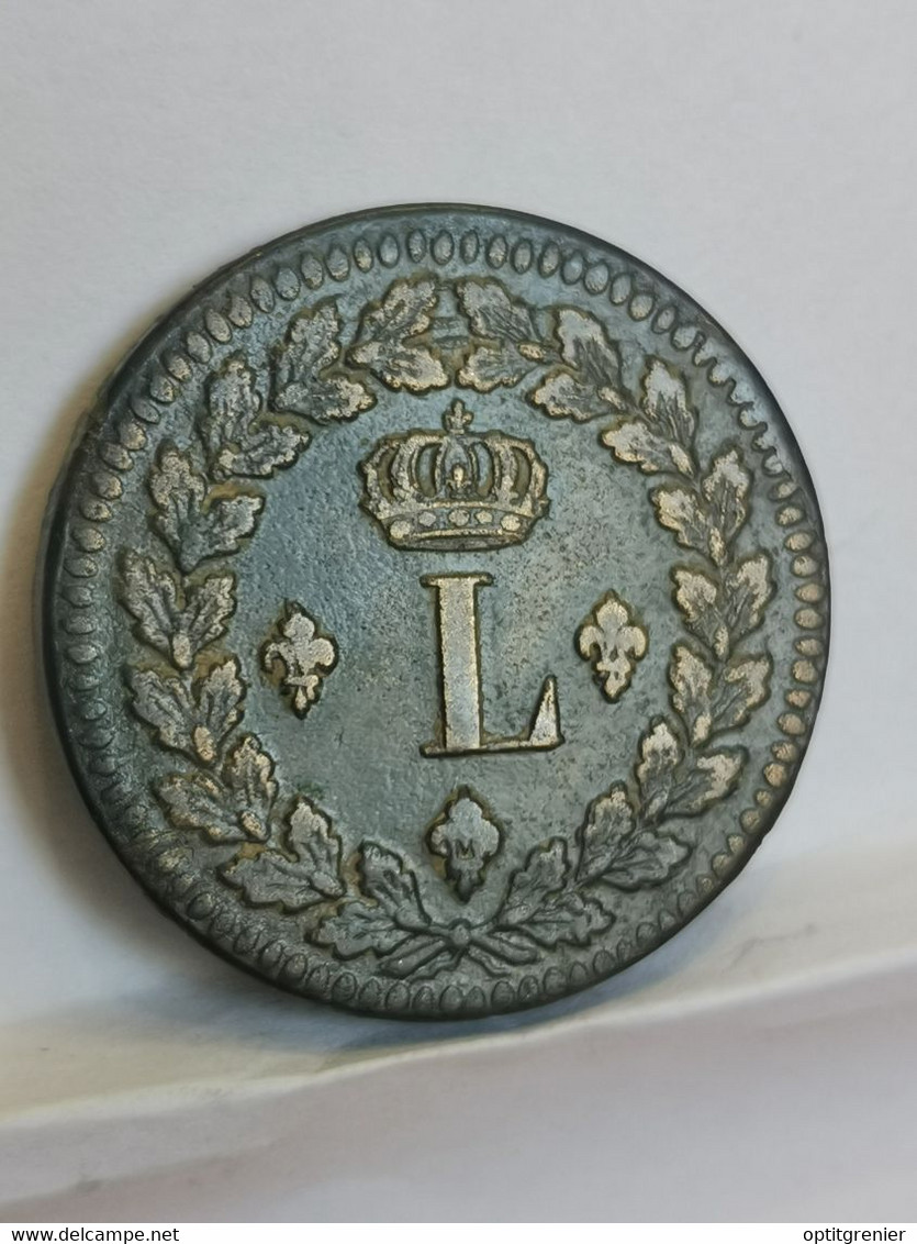 1 DECIME 1814 BB LOUIS XVIII AU L COURONNE 21.63 G / FRANCE - Other & Unclassified