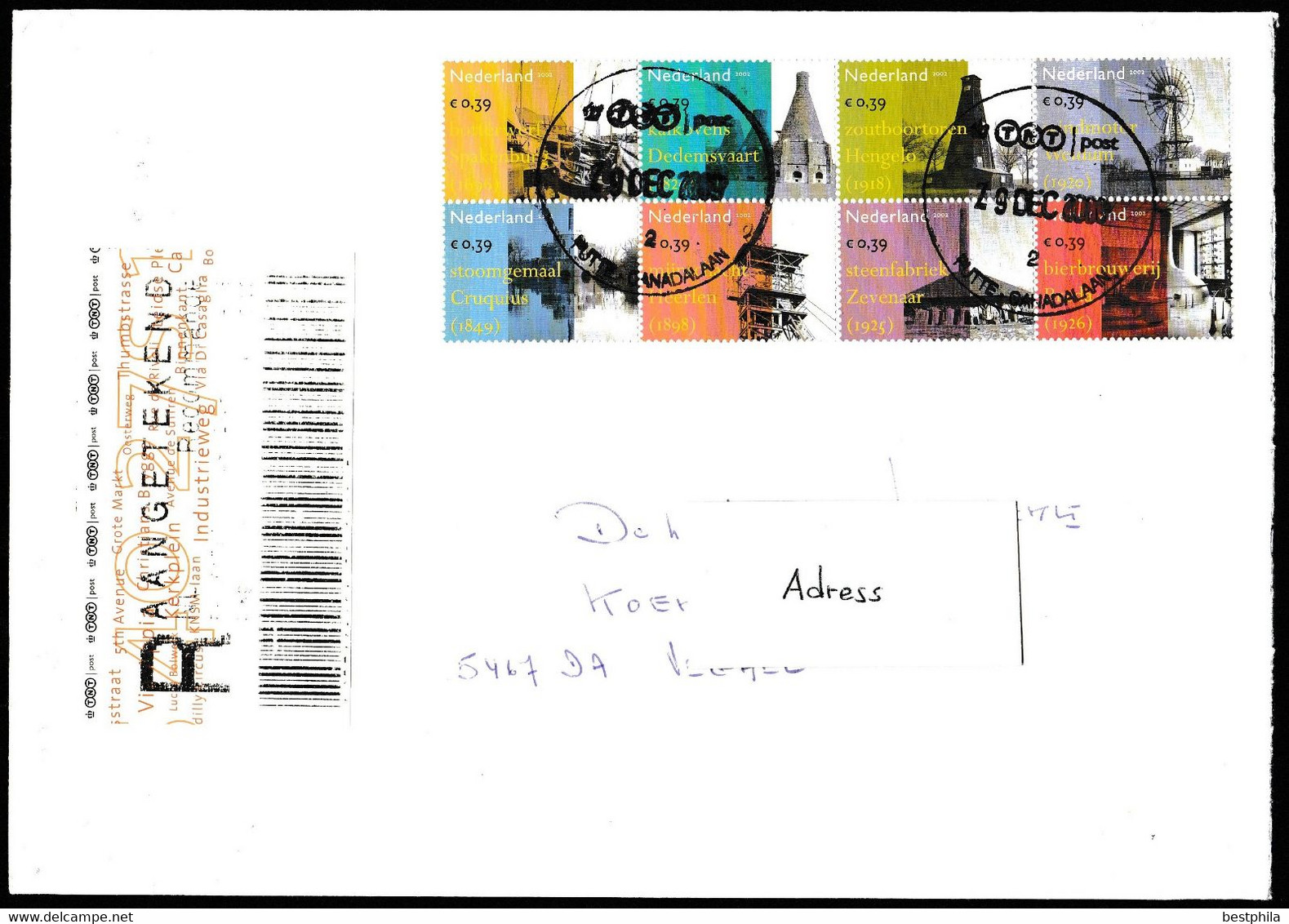 Netherlands - Postal History & Philatelic Cover With Registered Letter - 490 - Other & Unclassified