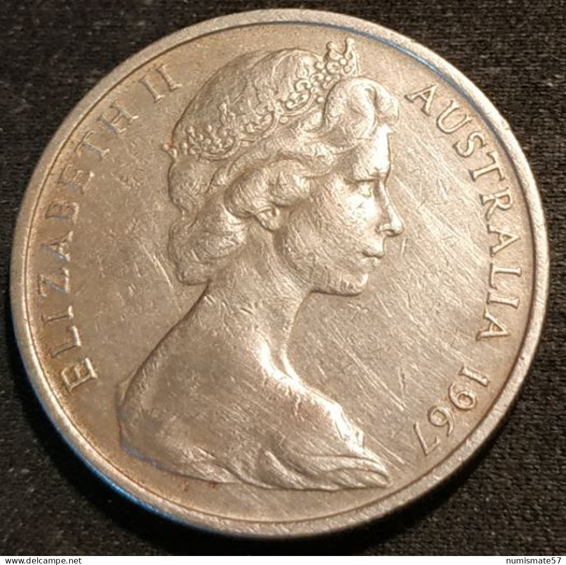 AUSTRALIE - AUSTRALIA - 20 CENTS 1967 - Elizabeth II - 2e Effigie - KM 66 - ( Ornithorynque ) - 20 Cents