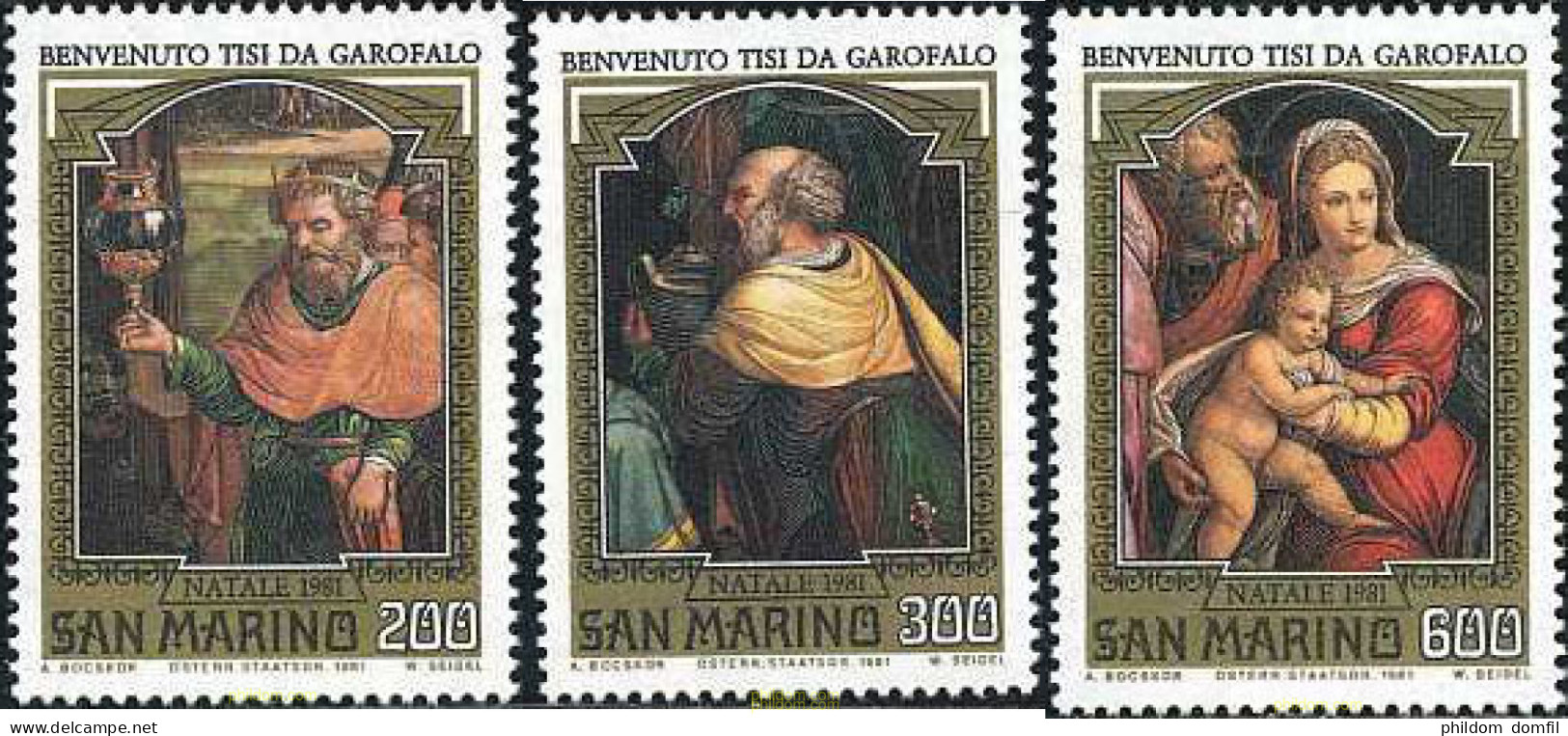 141160 MNH SAN MARINO 1981 NAVIDAD - Gebraucht