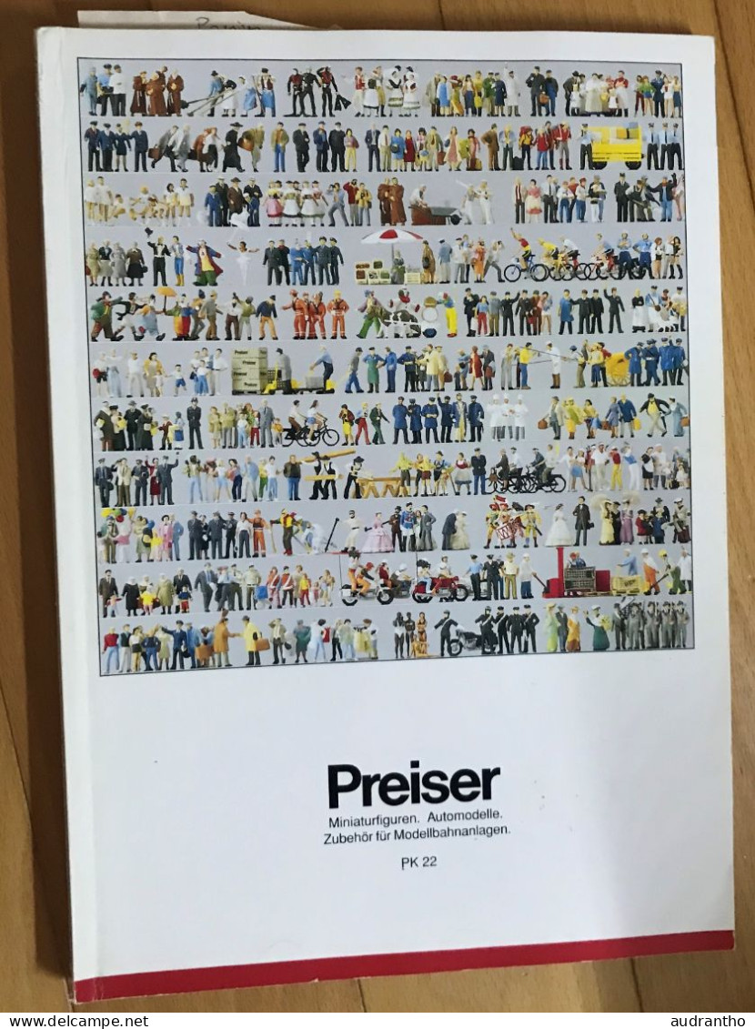 Ancien Catalogue Général PREISER  PK22 Modélisme Allemagne 1996 176 Pages (en Allemand Et Anglais) - Other & Unclassified