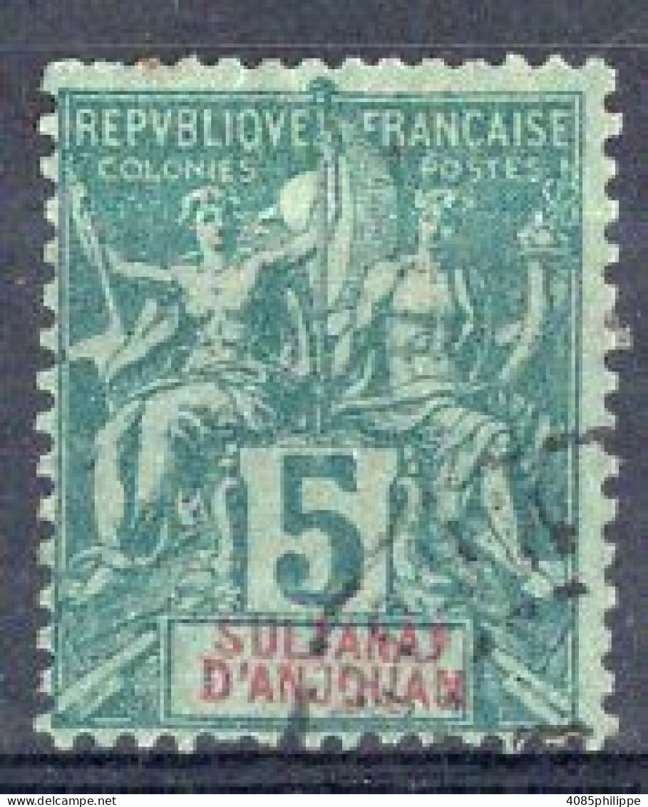 ANJOUAN Timbre-poste N°4 Oblitéré TB Cote 7€00 - Gebruikt