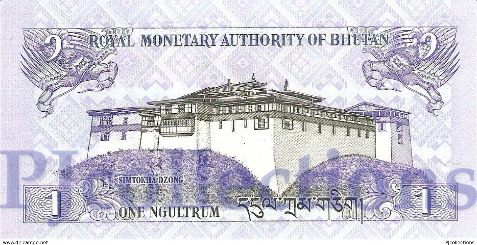 LOT BHUTAN 1 NGULTRUM 2006 PICK 27a UNC X 5 PCS - Bhoutan