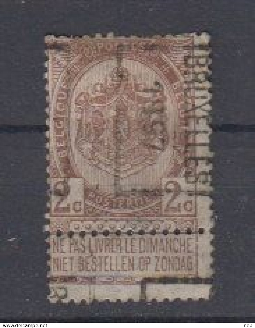 BELGIË - OBP - 1897 - Nr 55 (n° 116 BB - BRUXELLES 1897) - (*) - Roulettes 1894-99