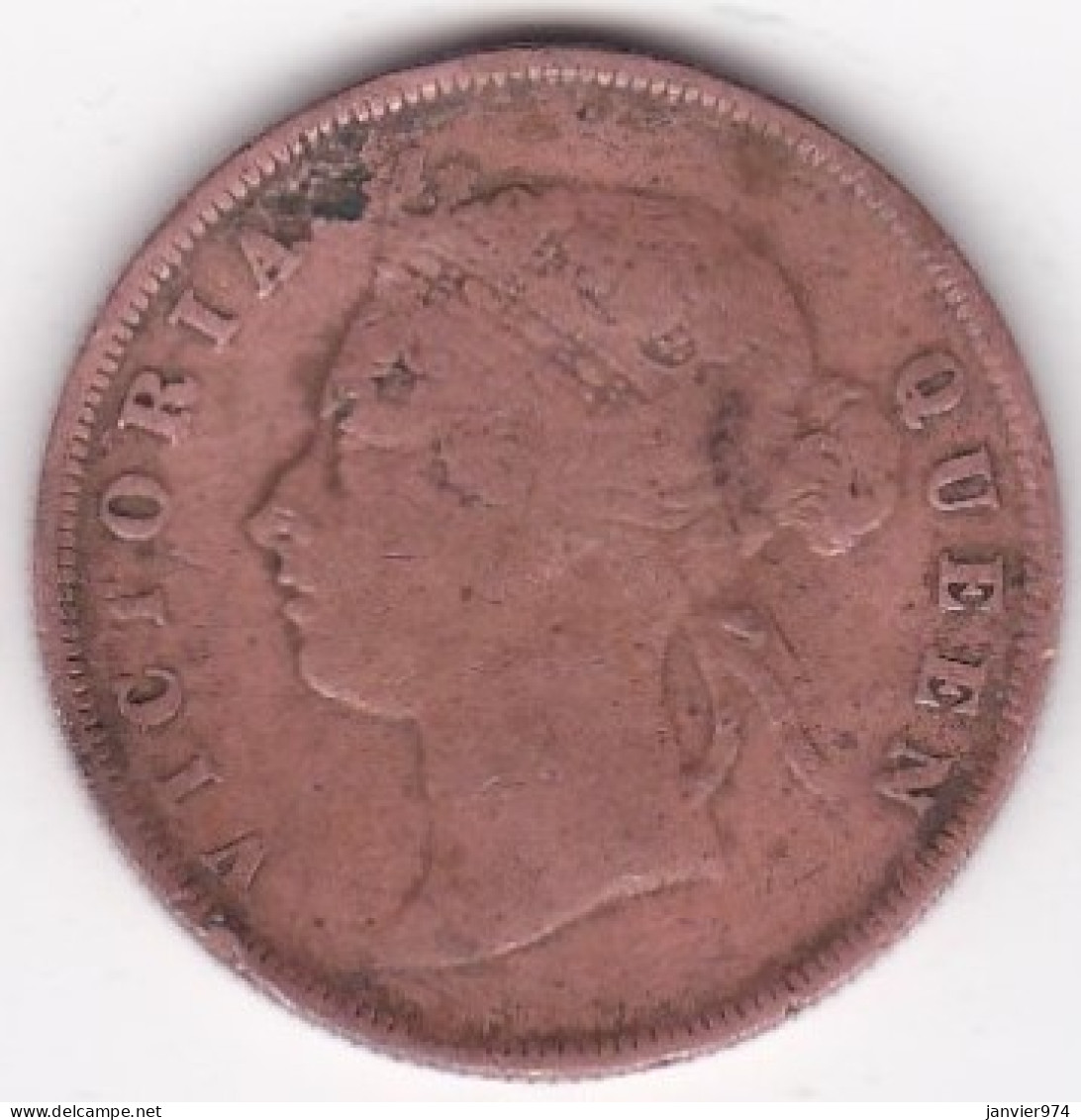 Straits Settlements , 1 Cent 1891 . Victoria. En Bronze. KM# 16 - Malaysie