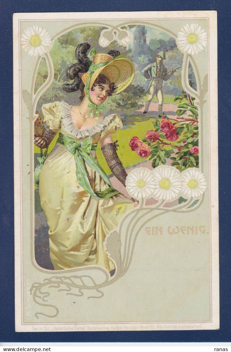 CPA Art Nouveau Femme Woman Non Circulé - Sonstige & Ohne Zuordnung