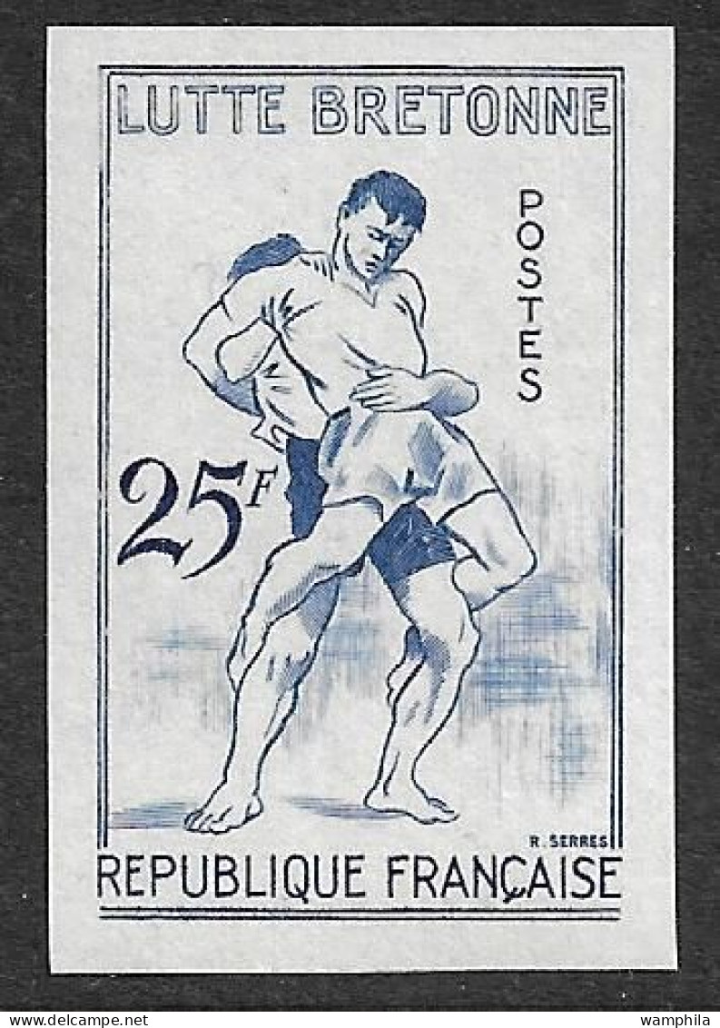 France Essai Non Dentelé N° 1164** .Lutte Bretonne. - Color Proofs 1945-…