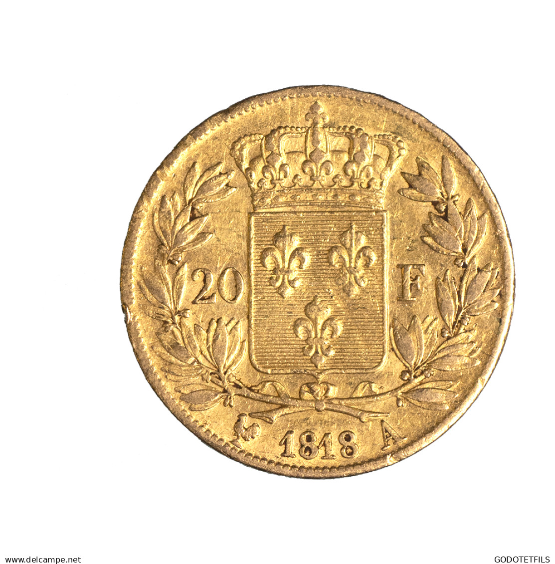 Louis XVIII-20 Francs Or 1818 Paris - 20 Francs (gold)