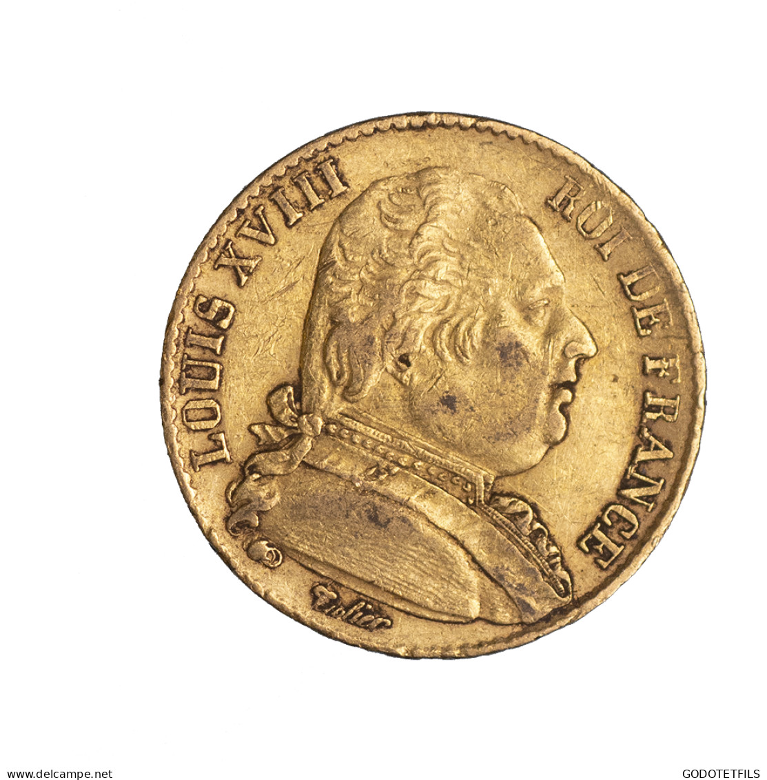 Louis XVIII-20 Francs 1815 Paris - 20 Francs (gold)