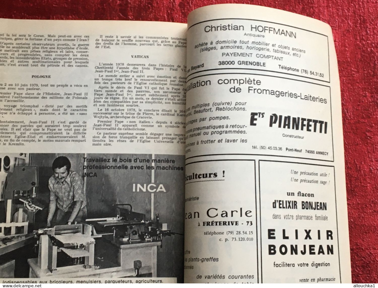 Almanach Vieux Dauphiné 1980 Livres,Revues Français  Culture Régionalisme  France  Alpes - Pays-de-Savoie-pubs-pratique