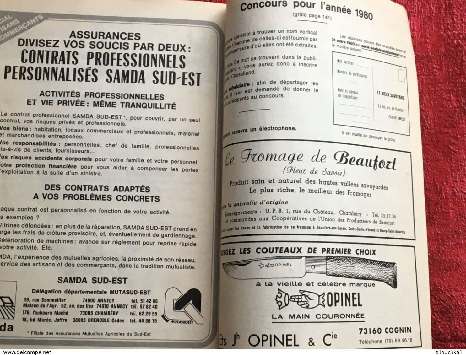 Almanach Vieux Dauphiné 1980 Livres,Revues Français  Culture Régionalisme  France  Alpes - Pays-de-Savoie-pubs-pratique