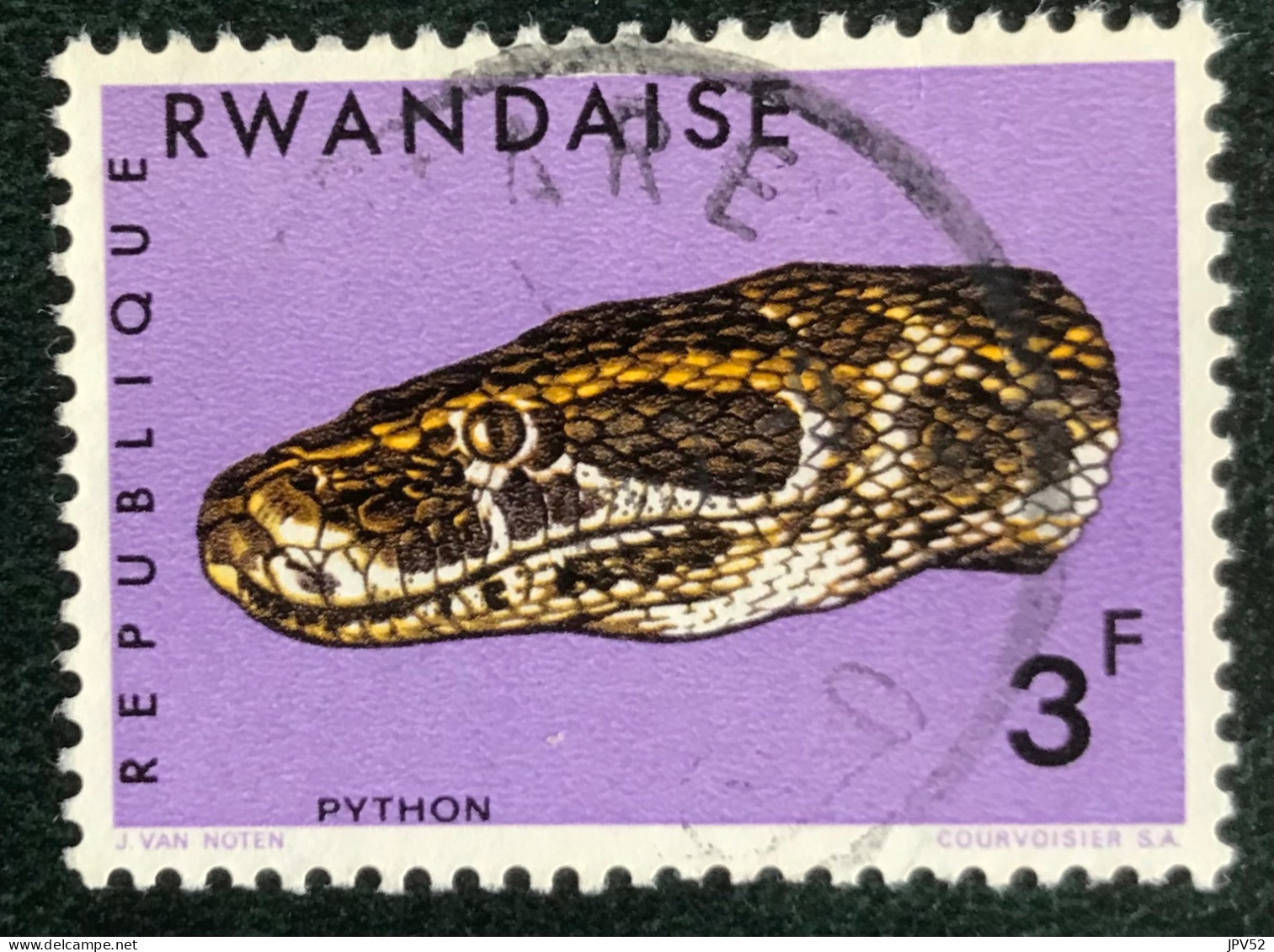 Rwanda - République Rwandaise - 15/48 - (°)used - 1967 - Michel 205A  - Slangen - Oblitérés