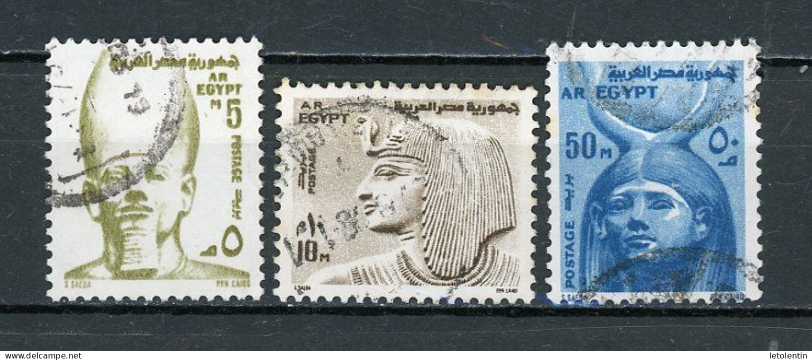 EGYPTE: PHARAON - N° Yt 925+926+927 Obli. - Used Stamps