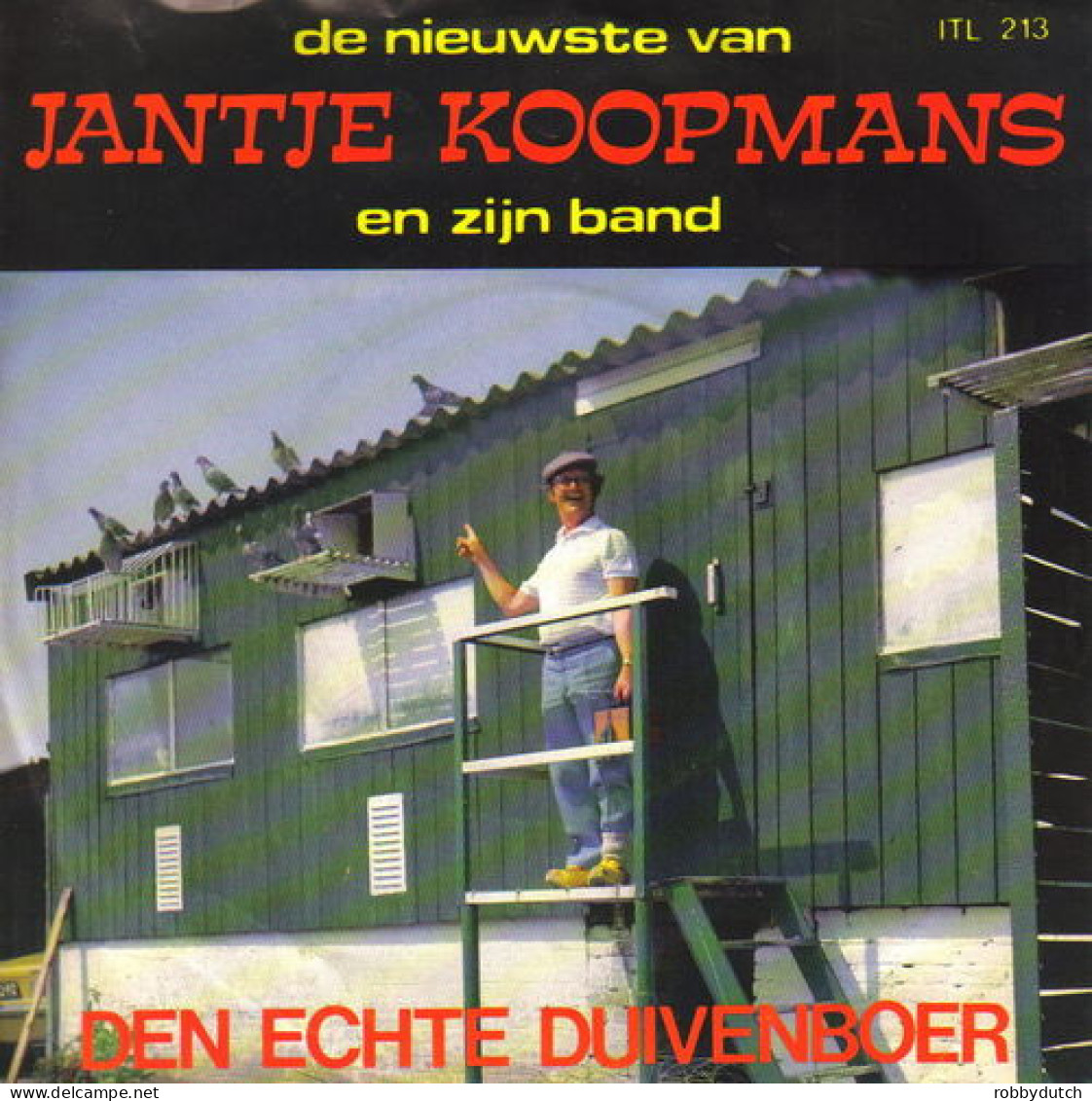 * 7" *  JANTJE KOOPMANS - RODE ROZEN / DEN ECHTE DUIVENBOER (Holland 1984 EX) - Other - Dutch Music