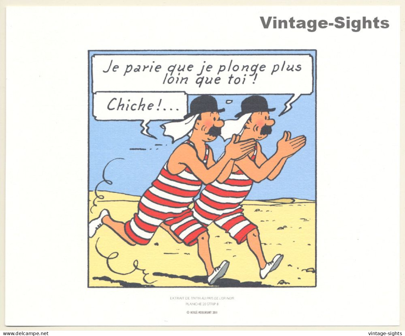 Tintin: Extrait De Tintin Au Pays De L'Or Noir *3 (Lithography Hergé Moulinsart 2011) - Serigraphies & Lithographies