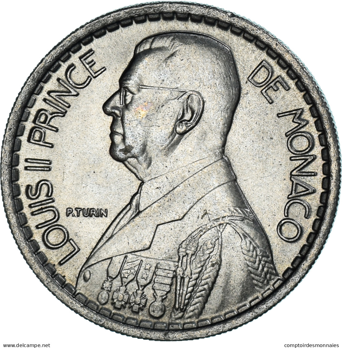 Monnaie, Monaco, Louis II, 10 Francs, 1946, Poissy, SUP, Cupro-nickel - 1922-1949 Luigi II