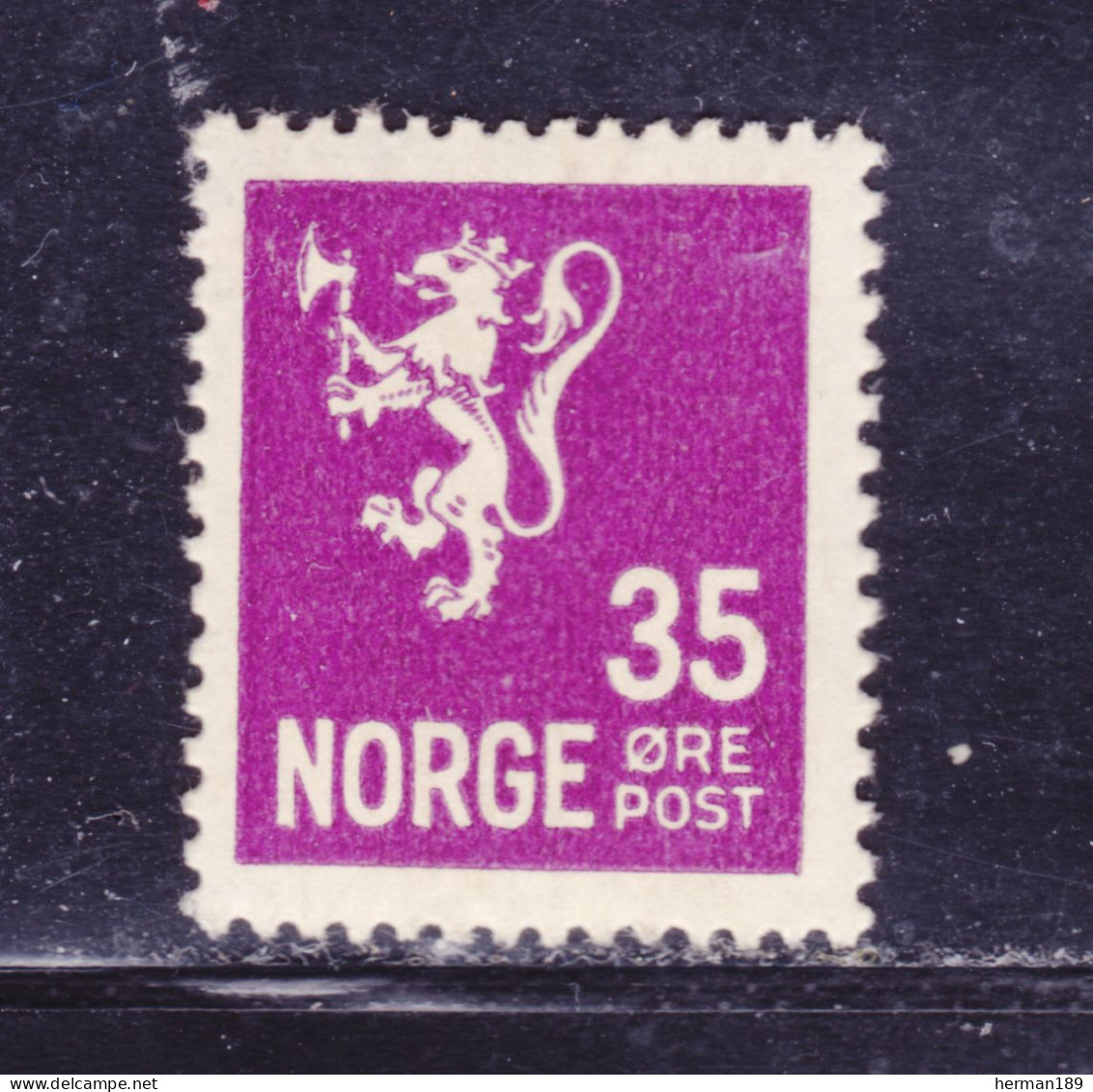 NORVEGE N°  159 * MLH Neuf Avec Charnière, B/TB (D9920) Série Courante, Filigrane Cor - 1934 - Neufs