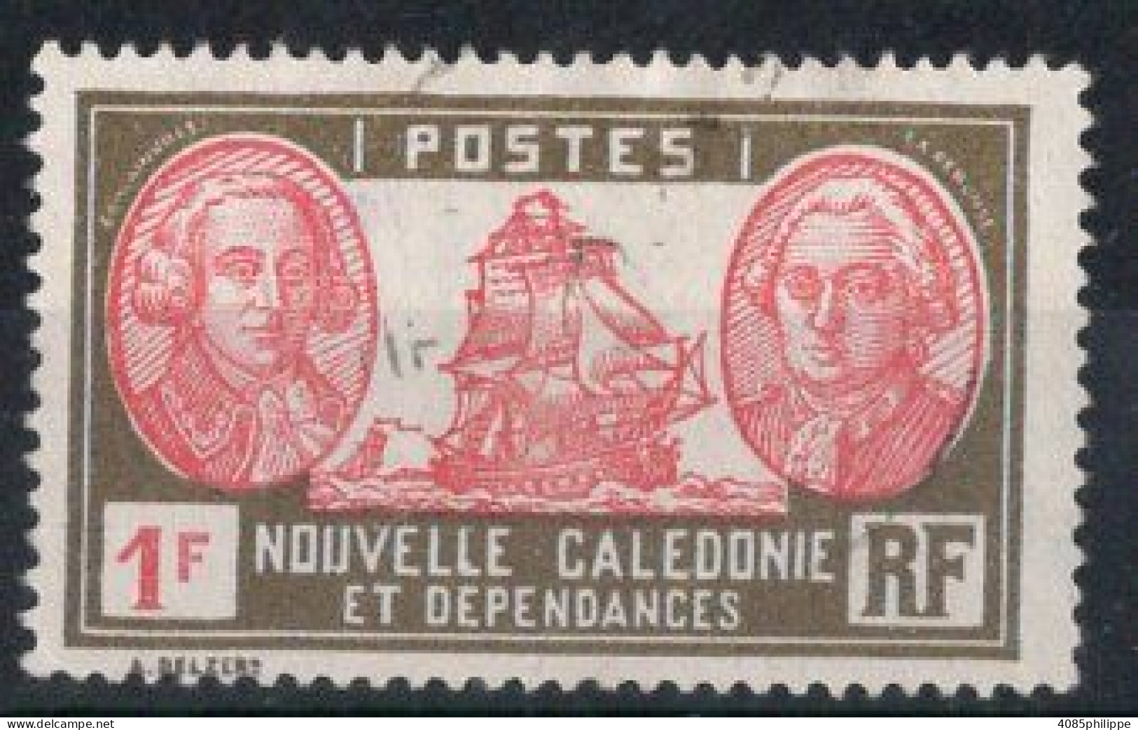 Nvelle CALEDONIE Timbre-Poste N°154 Oblitéré TB   Cote : 5€50 - Oblitérés