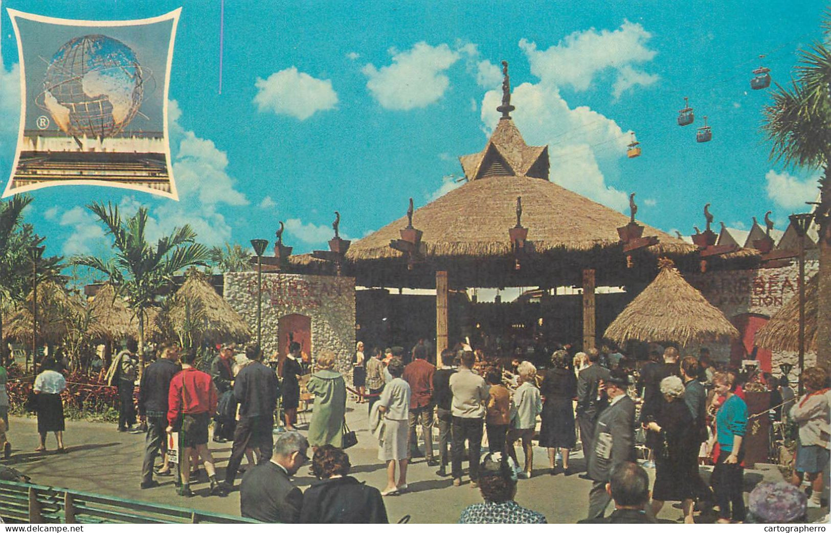 Postcard United States NY - New York > New York City > Exhibitions Caribbean Pavilion NY World's Fair 1964 - Exhibitions