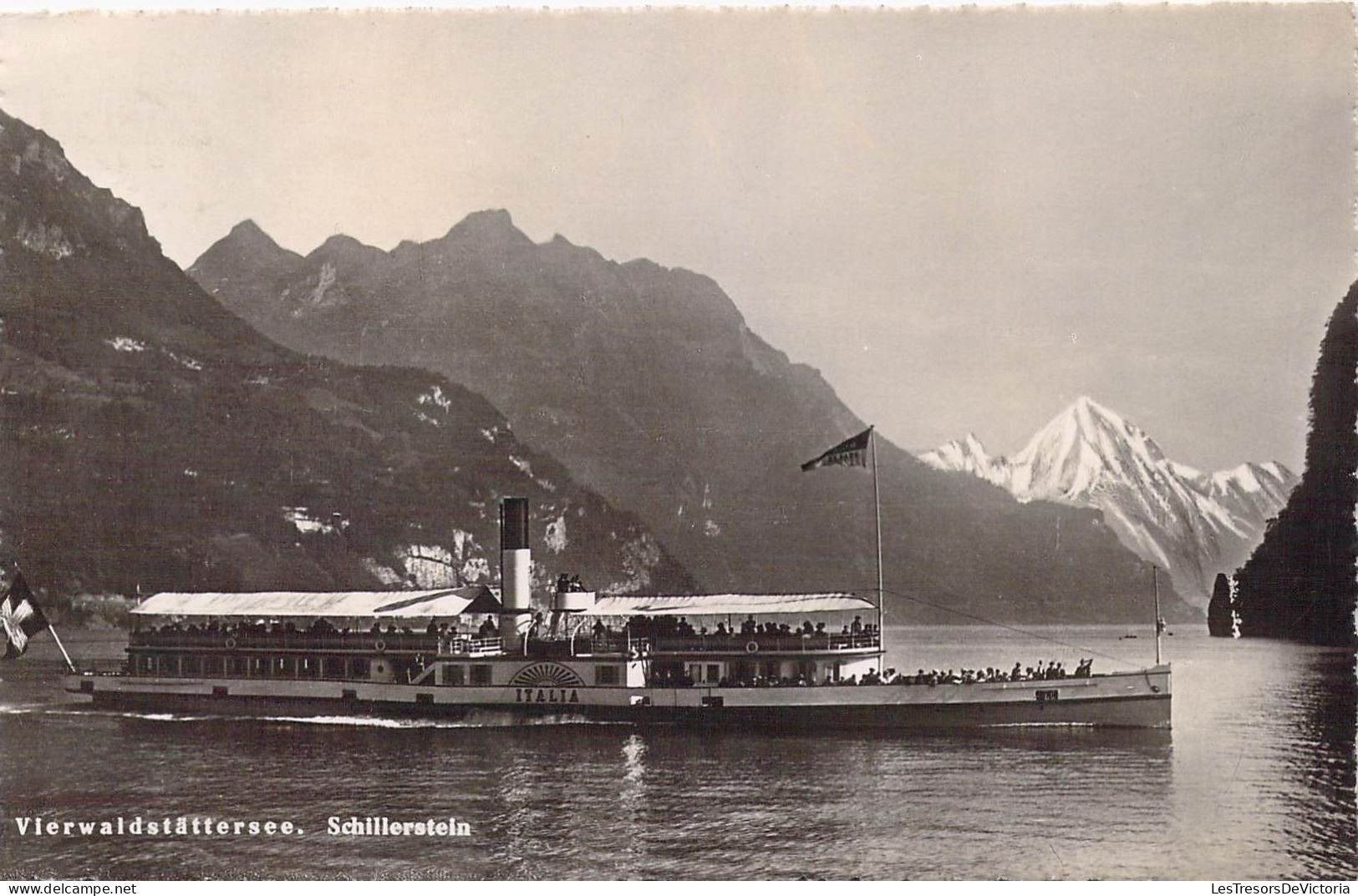 SUISSE - Vierwaldstattersee - Schillerstein - Editeur : Wehrli -  Carte Postale Ancienne - Wald