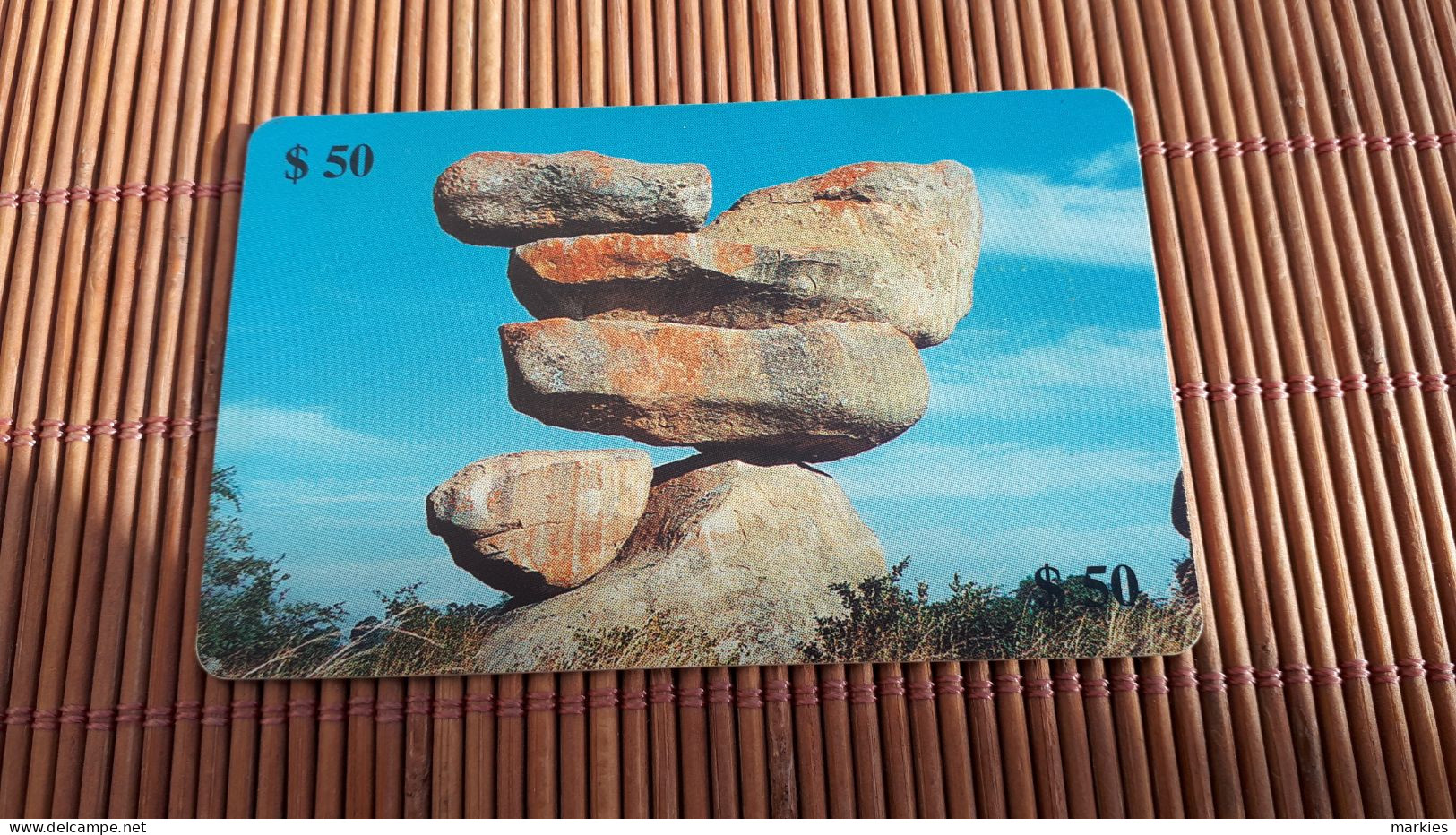 Phonecard Zimbabwe  $ 50  Used Rare - Zimbabwe