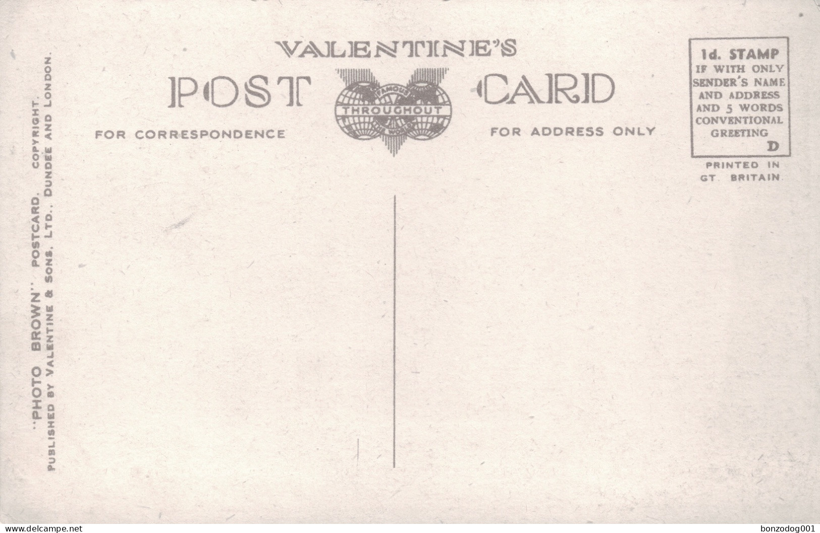 Valentine Photo Brown Postcard Dolgelley Road, Barmouth, Gwynedd Wales. Unposted - Merionethshire