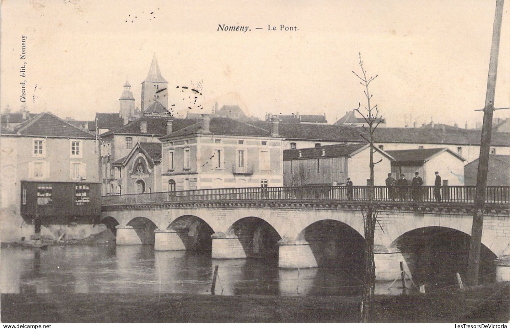 FRANCE - 54 - NOMENY - Le Pont - Carte Postale Ancienne - Nomeny