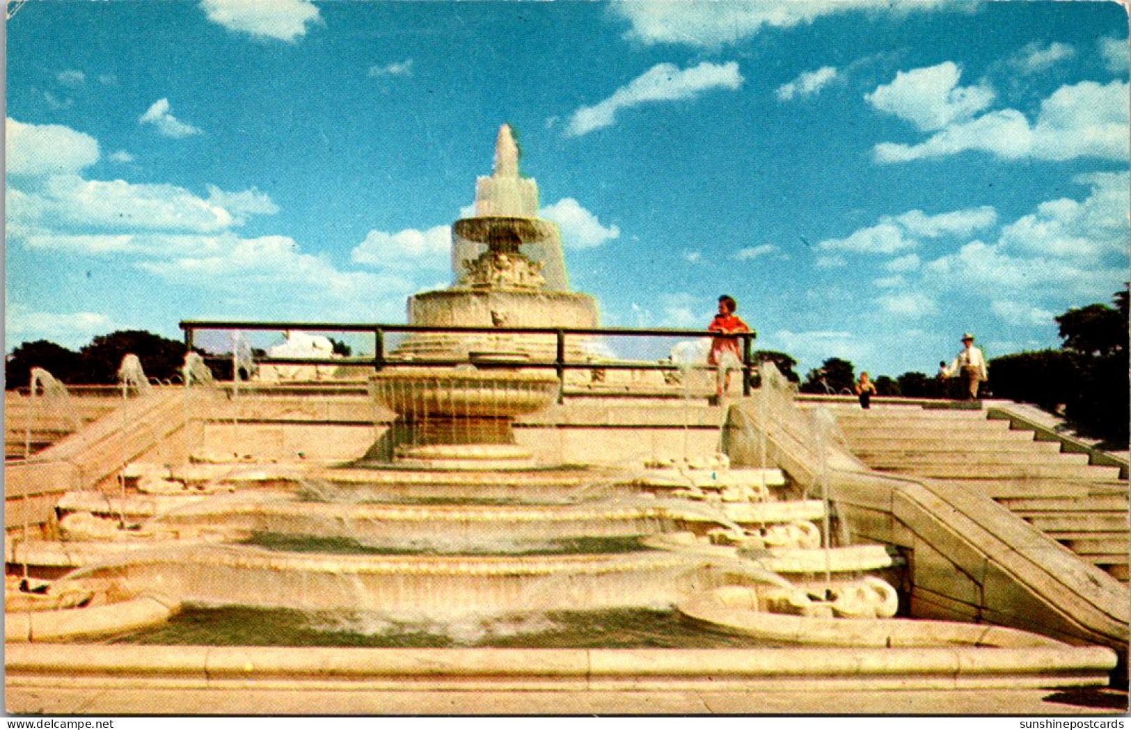 Michigan Detroit Belle Isle Park The James Scott Memorial Fountain - Detroit