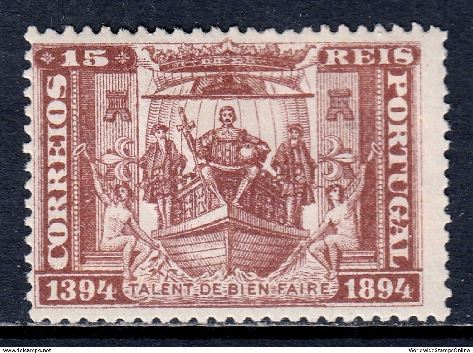 Portugal - Scott #99 - MH - Paper Adhesion On Reverse - SCV $11 - Ungebraucht