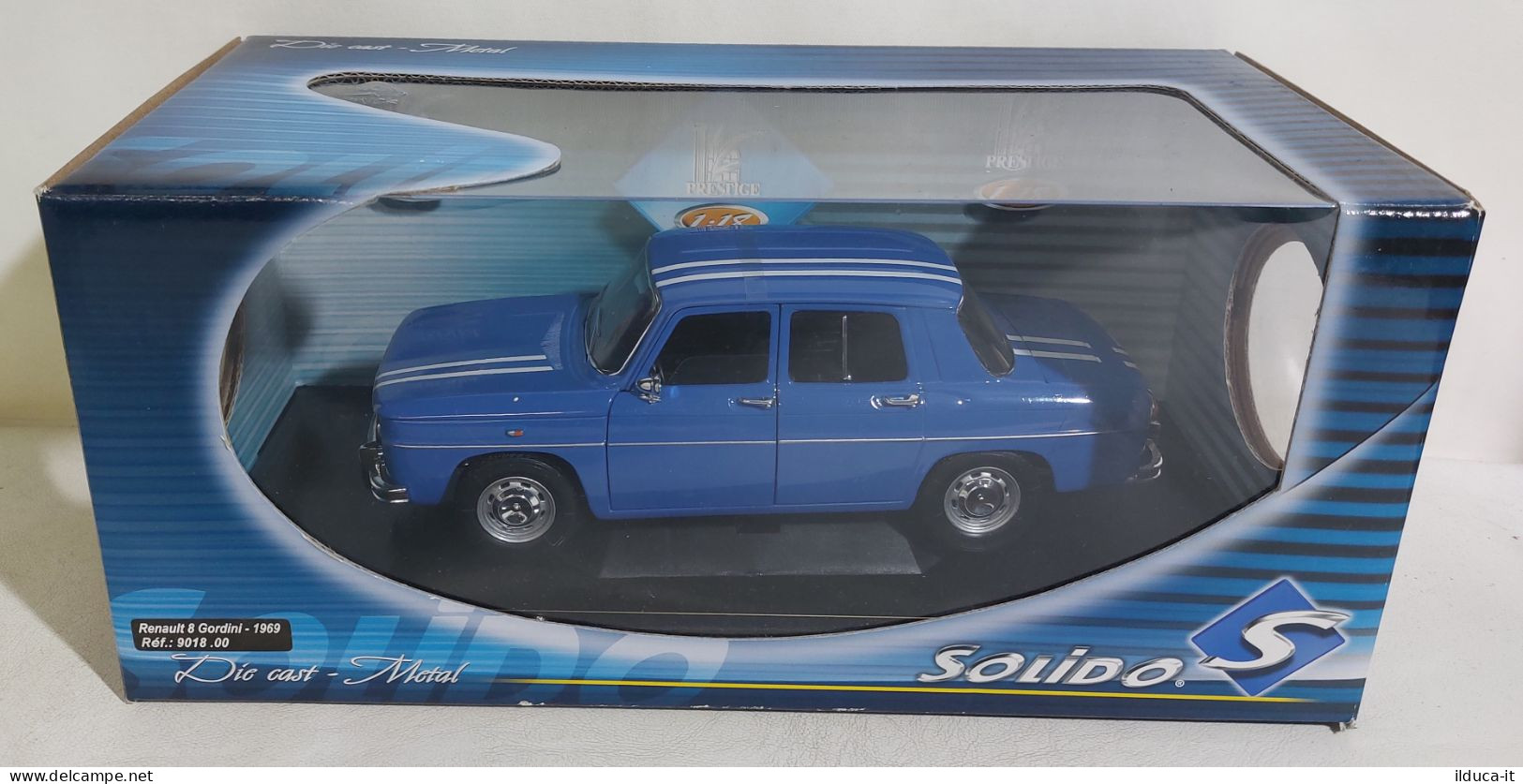 I112819 Solido 1/18 - RENAULT 8 Gordini 1969 - Ref. 9018. - MINT - Solido