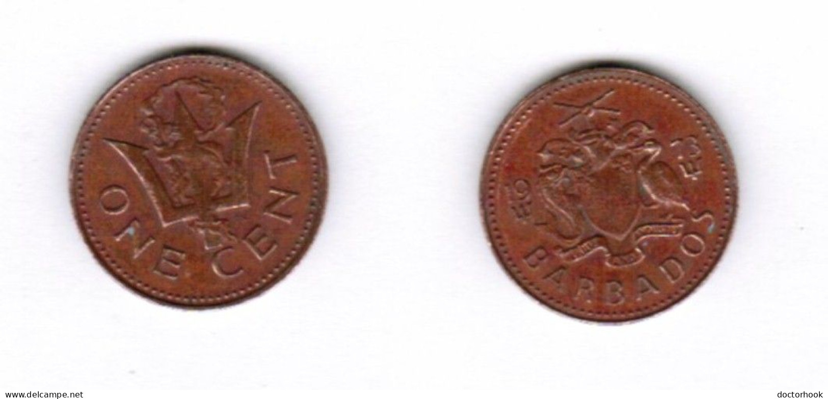 BARBADOS   1 CENT 1973 (KM # 10) #7055 - Barbades