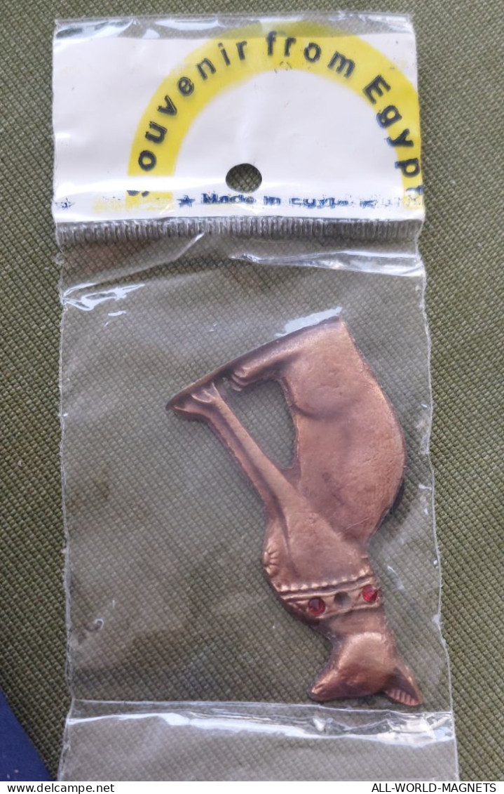 Animal Dog Ancient Egypt Metal Fridge Magnet Souvenir, From Egypt - Animaux & Faune