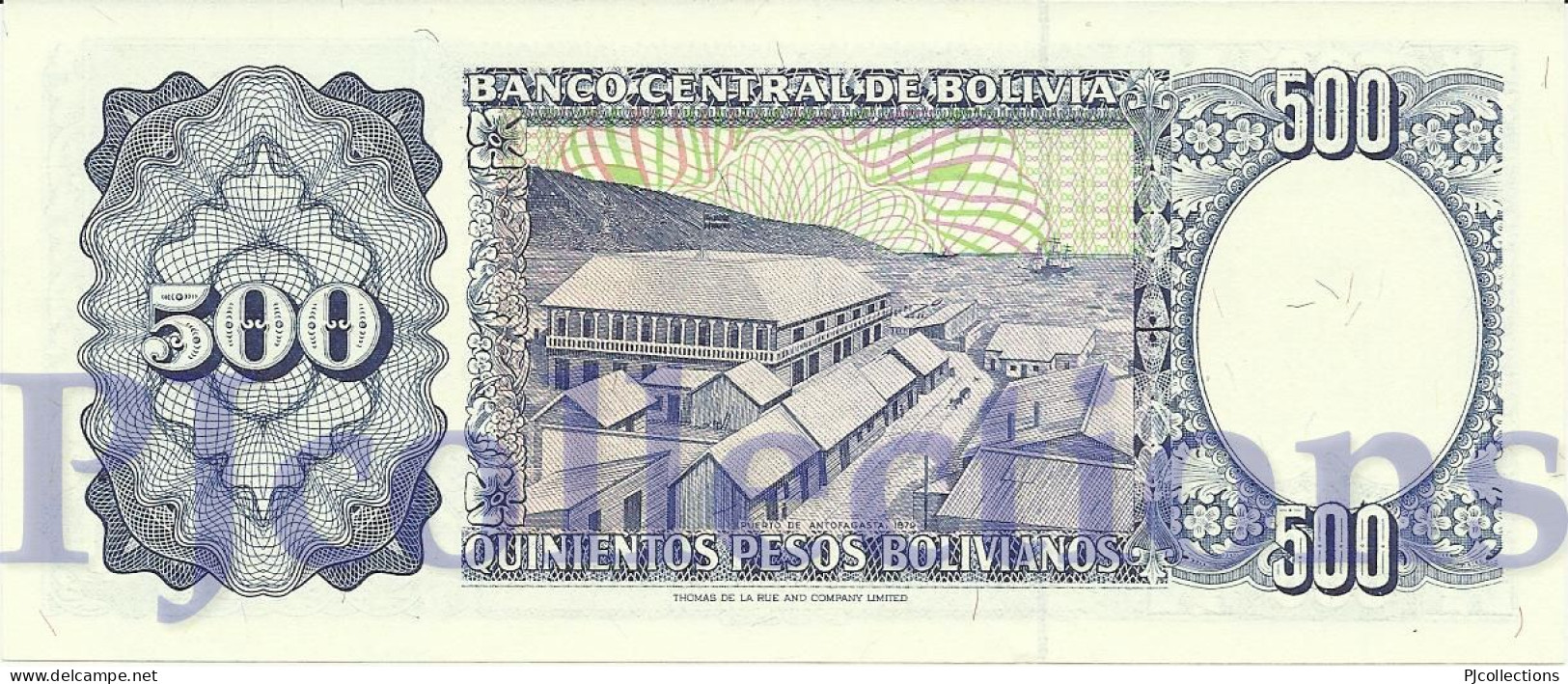 BOLIVIA 500 BOLIVANOS 1981 PICK 166a UNC - Bolivien