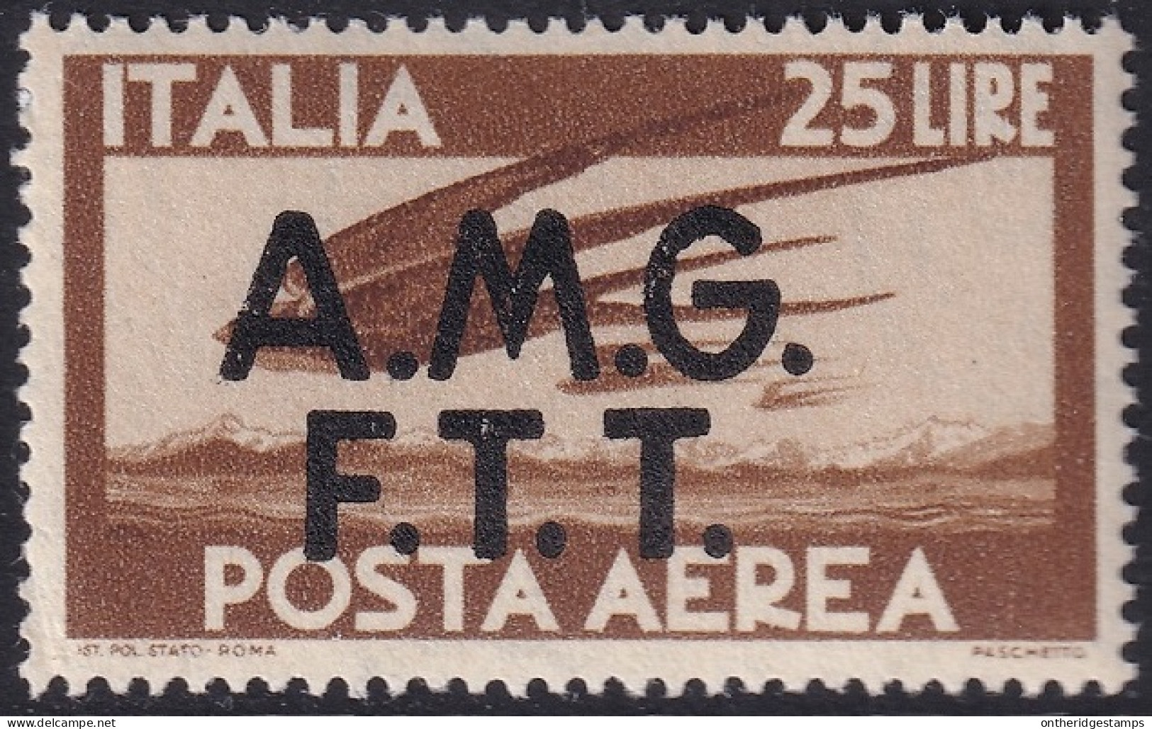 Trieste Zone A 1947 Sc C5 Sa A5 Air Post MNH** Minor Disturbed Gum - Luftpost