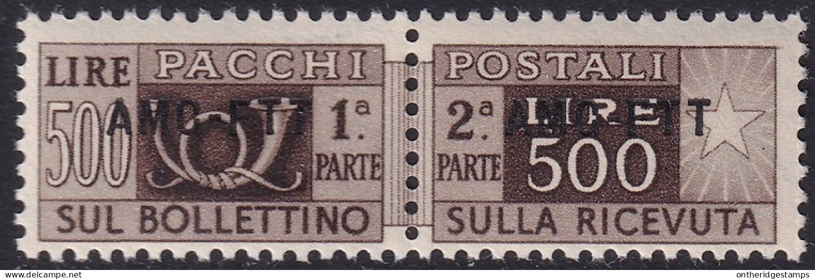 Trieste Zone A 1951 Sc Q25 Sa P25 Parcel Post MNH** - Postpaketen/concessie