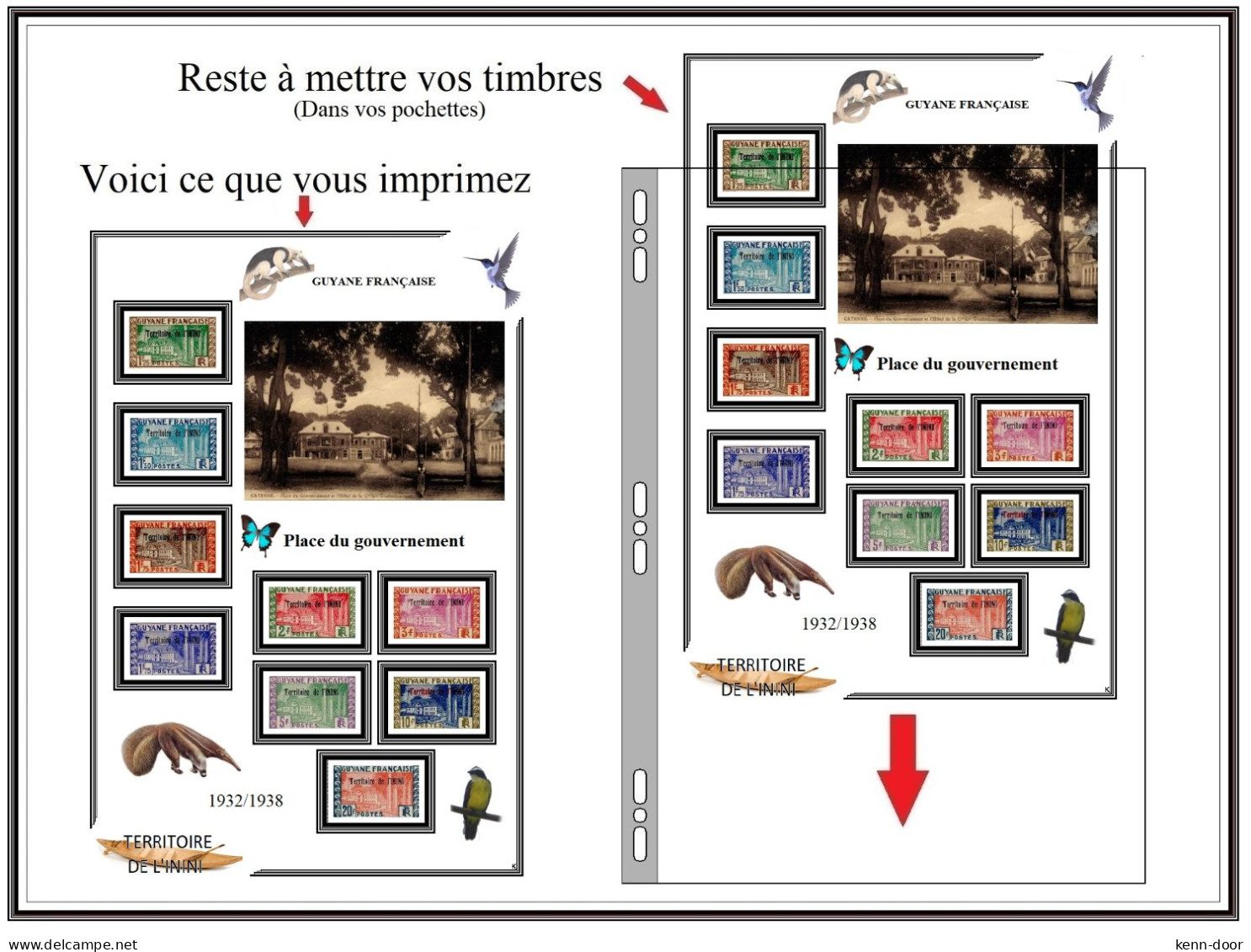 Albums de timbres à imprimer   ININI