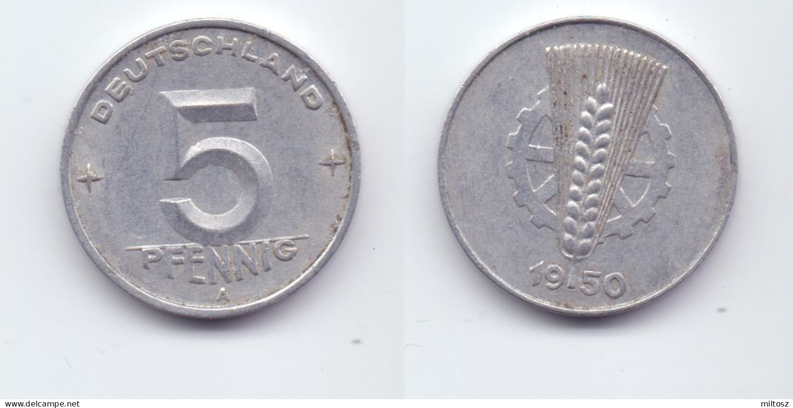 Germany DDR 5 Pfennig 1950 A - 5 Pfennig