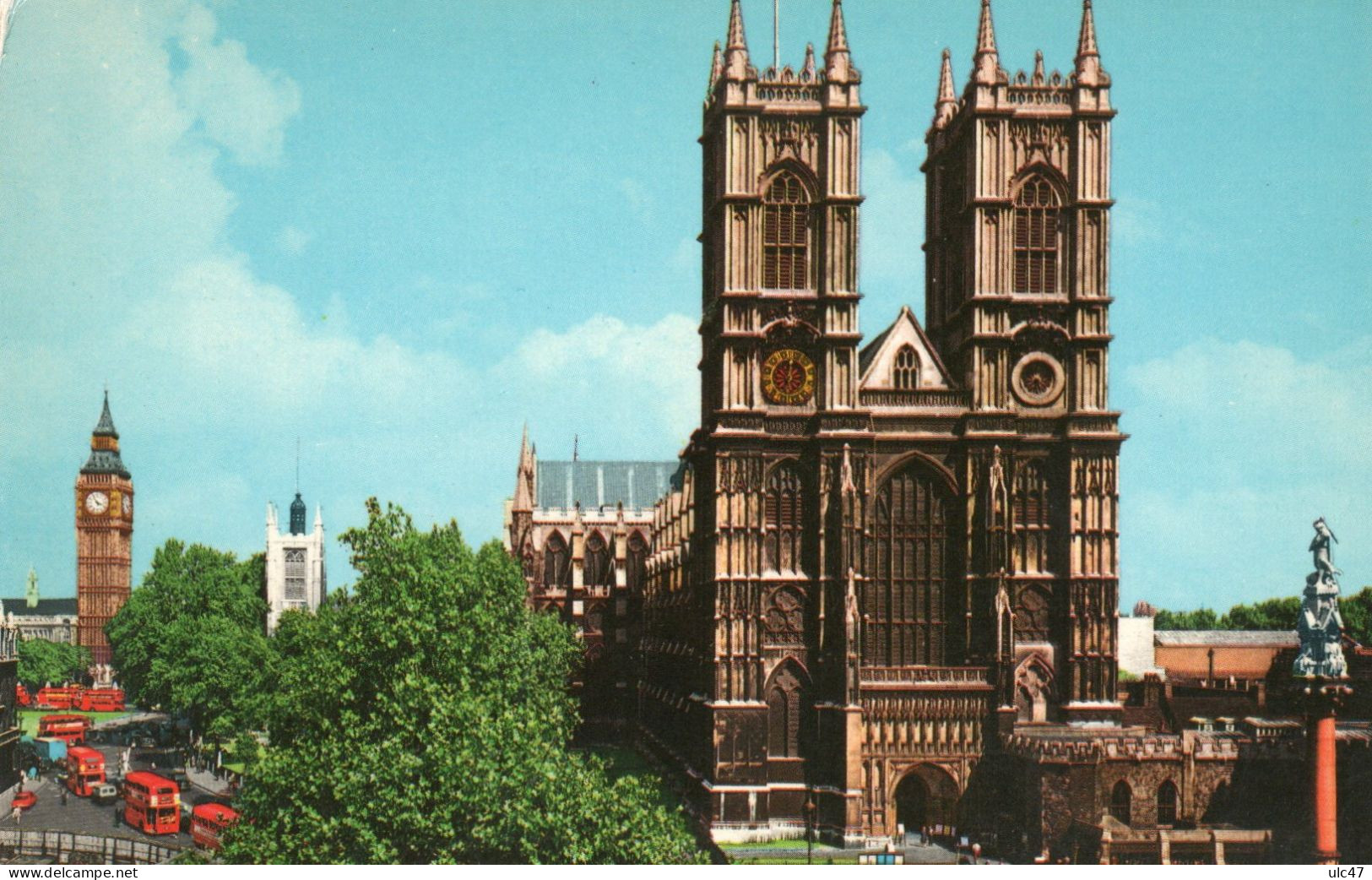 - WESTMINSTER ABBEY.  LONDON. - Scan Verso - - Westminster Abbey