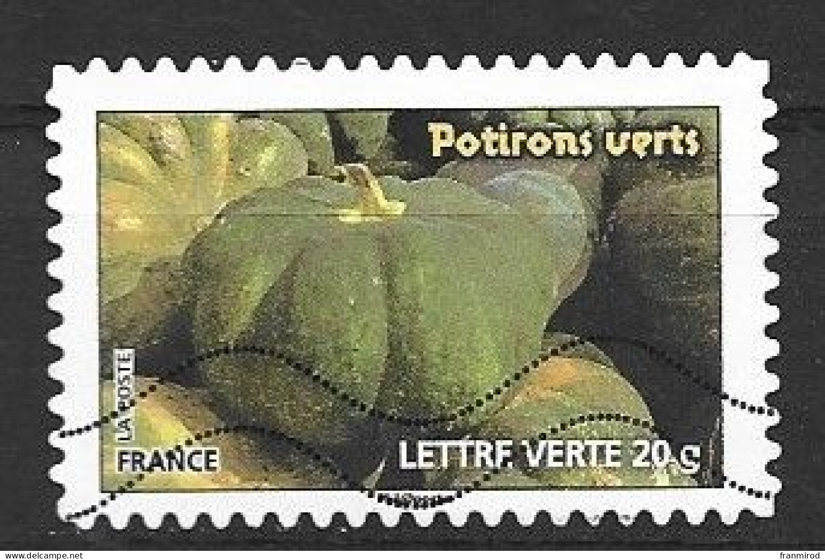 2012 FRANCE N AA 749 POIVRON VERT (yv) Oblitéré - Groenten