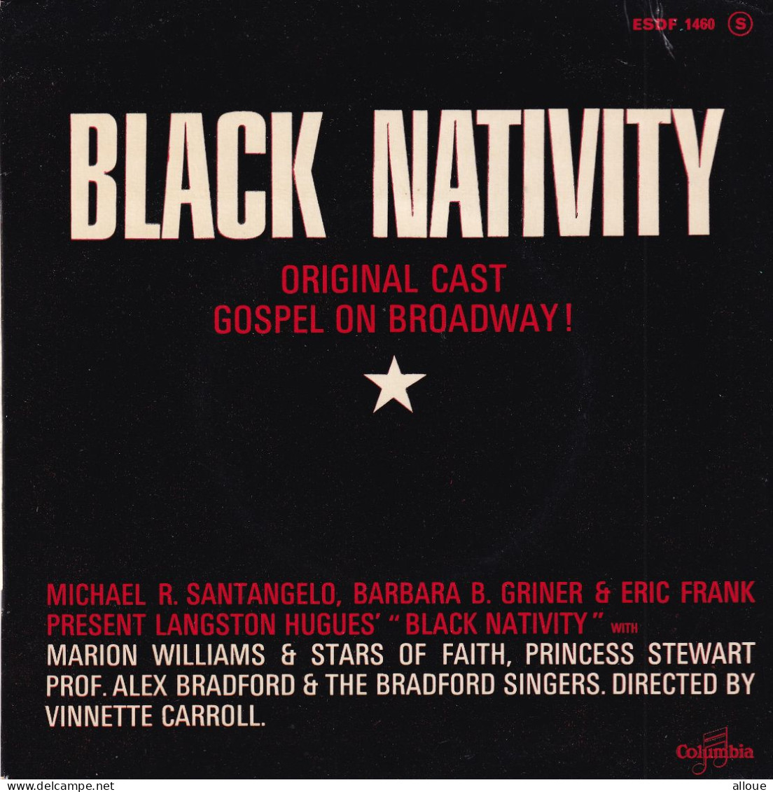 BLACK NATIVITY - ORIGINAL CAST GOSPEL ON BROADWAY !  - FR EP -  MOST DONE TRAVELING  + 4 - Religion & Gospel