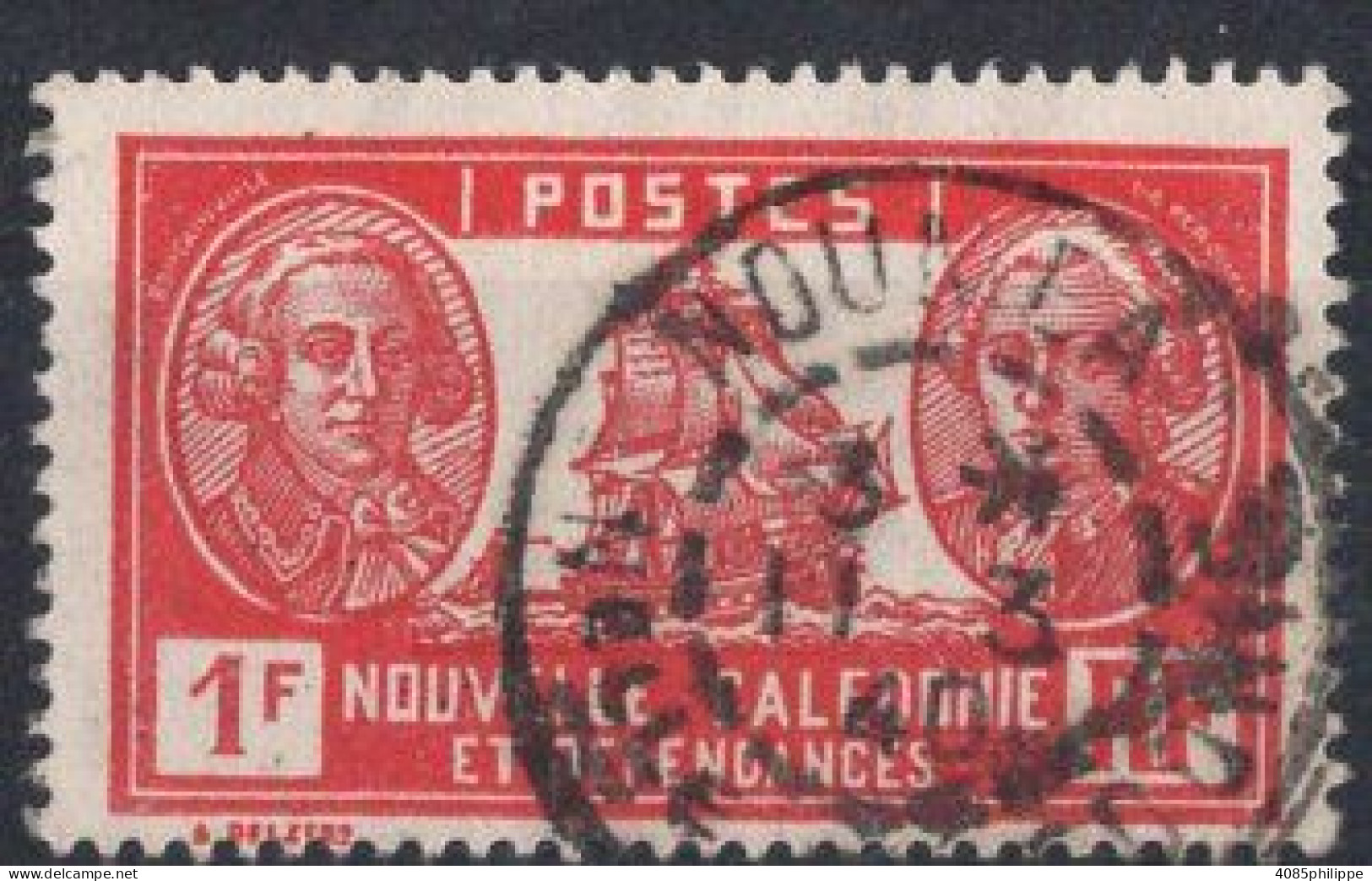 Nvelle CALEDONIE Timbre-Poste N°154A Oblitéré TB   Cote : 2€25 - Used Stamps