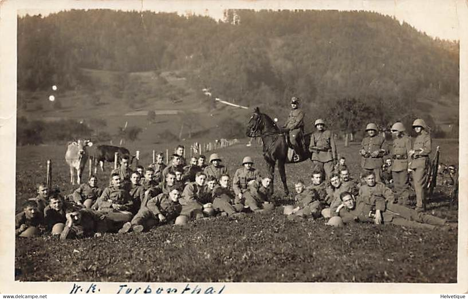 Carte-Photo Militaria - Schweiz Armee - Armée Suisse - Turbenthal Zürich - Turbenthal