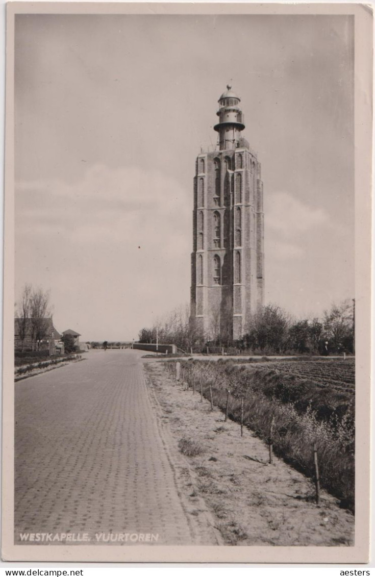 Westkapelle; Vuurtoren - Gelopen. (J. Gabriëlse - Westkapelle) - Westkapelle